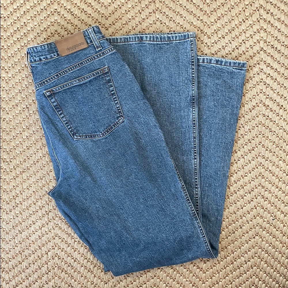 Cambio - Classic Straight Legged Denim Jeans - Blue - 12